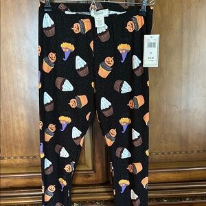 Halloween Themed Black Leggings